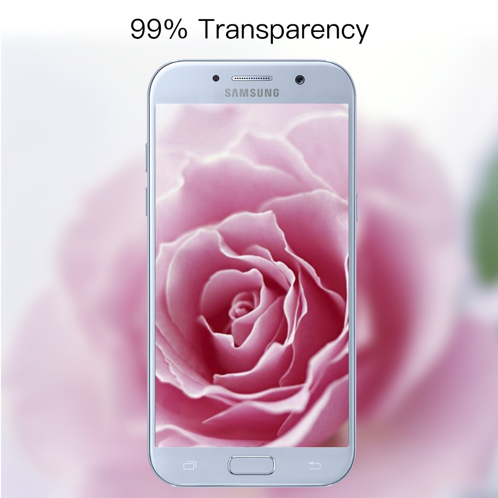 Panzerglas Schutzfolie für Samsung Galaxy A5 2017,[2 Stück] TUCNIPUS Galaxy A5 2017 Panzerglasfolie-3D Touch Kompatibel, 9H Härte, Anti-Öl, Kratzer,Blasen und Fingerabdruck Displayschutzfolie für Samsung Galaxy A5 2017