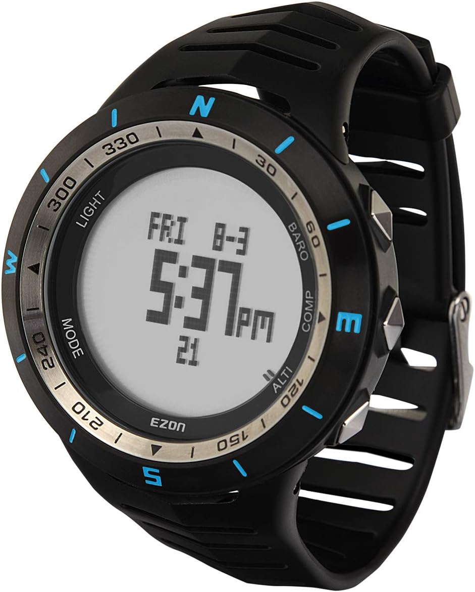 hiking watch with compass