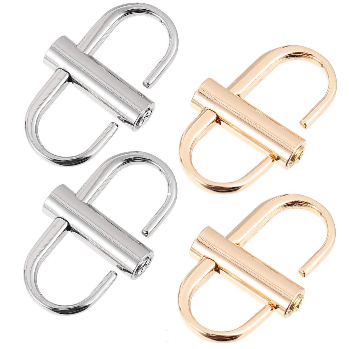 Artibetter Adjustable Metal Buckles for Chain Bag Strap 4Pcs Set Chain Strap Adjustment Buckle Accessories for Handbag and Crossbody Bag Diy Repair