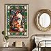 TOCARE Abstract Cat Diamond Painting Kits for Adults, Cup Cat Diamond Art Kits for Adults 16x20Inch,Full Drill Diamond Painting Kits Animals