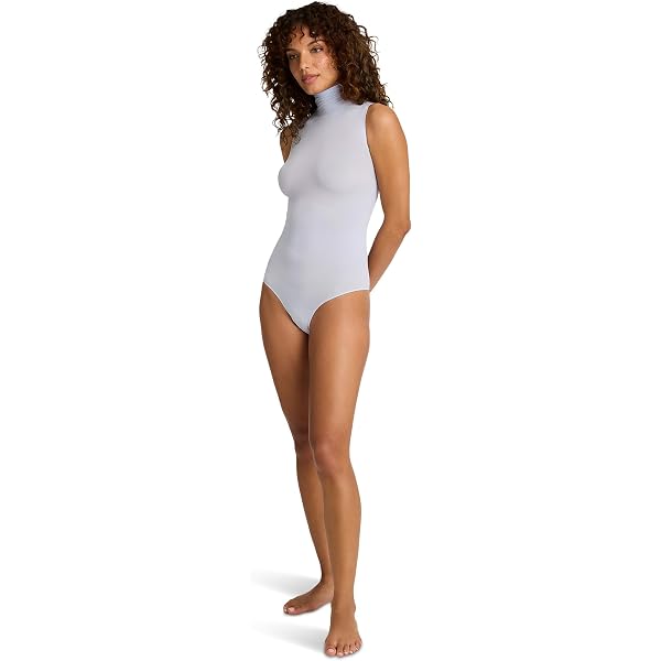 Ballet Body Mock Neck Thong Bodysuit – Ultra Soft Stretch Contouring Shapewear