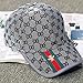 Unisex Fashion GG Baseball Caps Adjustable Quick Dry Sports Cap Sun Hat (Gray-O)