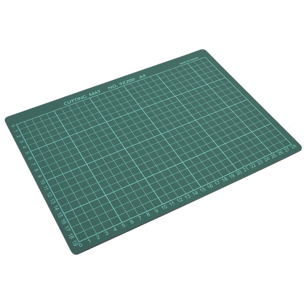 A3 Cutting Mat Double-Sided Printing with Anti-Skid Design A4 Cutting(A4 Single-Sided Green)