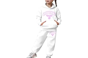 KATSEYE Girls 2 Piece Outfits Sweatsuit Katseye Merch Pullover Hoodie Sweatshirt Lounge Sets Jogger Sweatpants