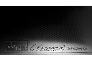 New Blue version 61second Lightning DS Pro. Table Tennis Rubber Pips In With Blue Sponge 37 Degree (black, 2.0mm)