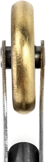 QWORK 6mm Brass Penny Roller Corner Seam Press Wheel for Welding and Seaming view 4