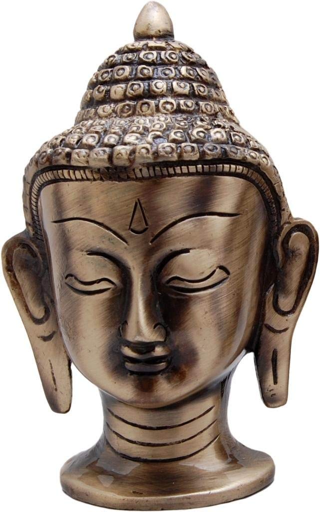 eSplanade Brass Buddha Statue Figurine Murti | Tibetan Buddhist Statue - Meditating Buddha