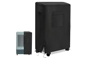 Guisong Evaporative Cooler Cover for Hessaire MC61V/MC61M Portable Evaporative Cooler, Cover for Swamp Cooler/Water Air Conditioner/Outdoor Air Conditioner