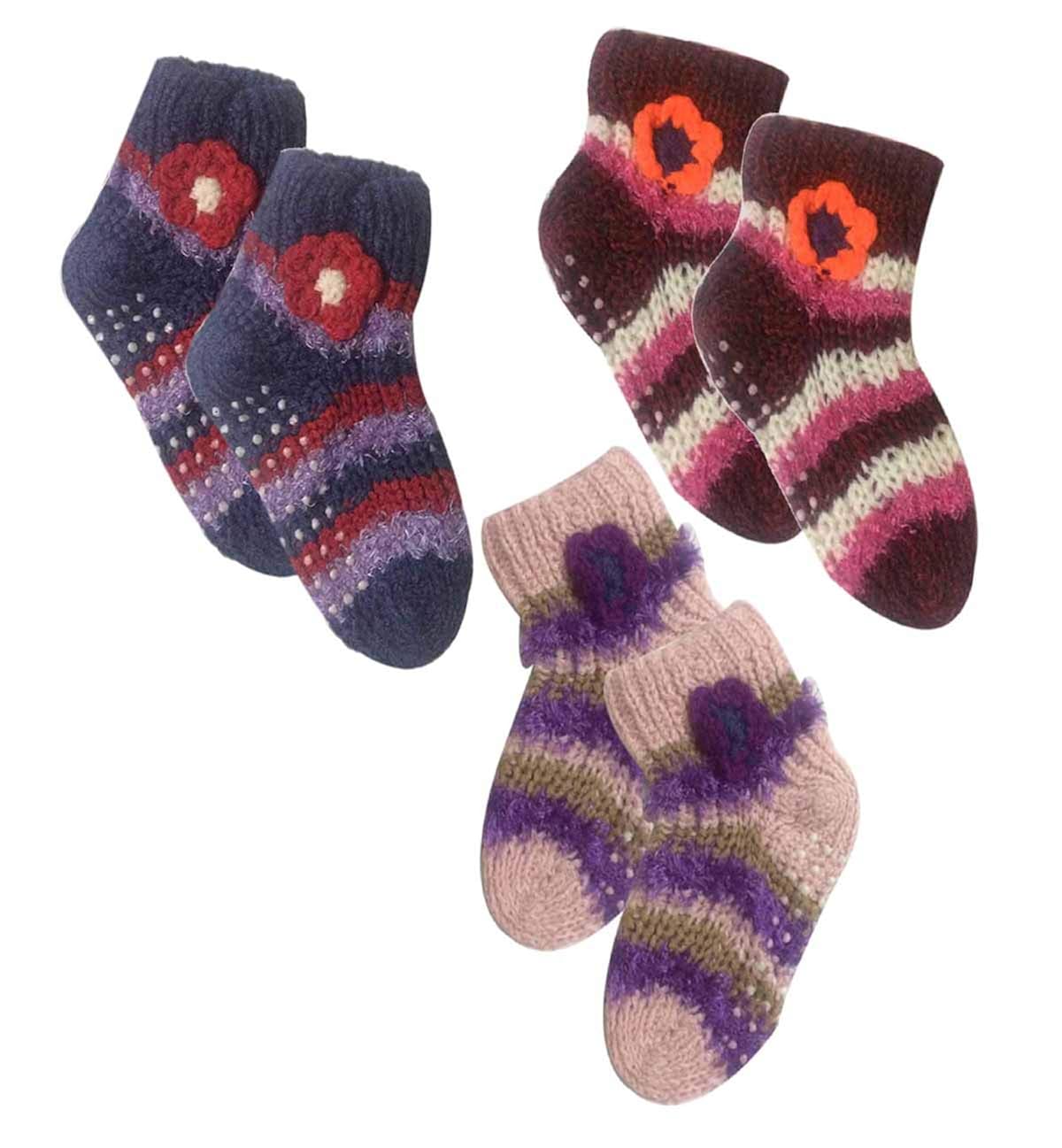 Handmade Woolen Socks (3 Pair) Amazon.in Clothing & Accessories