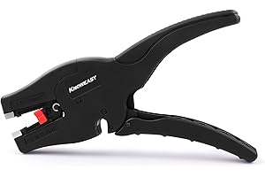 Knoweasy Wire Stripper : 2-in-1 Heavy Duty Wire Stripper Plier and Cutter for 32-7 AWG (0.03mm²-10mm²), Essential Stripping and Cutting Tool for Professionals and DIY Enthusiasts