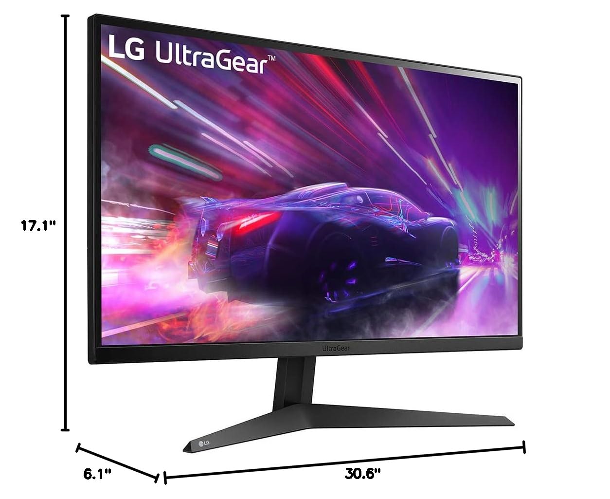 LG 27GQ50F-B 27 Inch Full HD (1920 x 1080) Ultragear Gaming Monitor with 165Hz and 1ms Motion Blur Reduction, AMD FreeSync Premium and 3-Side Virtually Borderless Design,Black