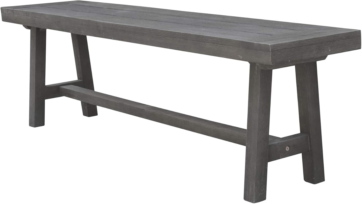 Vifah V1820 Outdoor Patio Dining Picnic Bench, 5-Foot, Gray