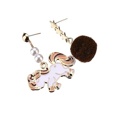 Mixia Jolies Boucles Doreilles à Tige Asymétriques En Forme