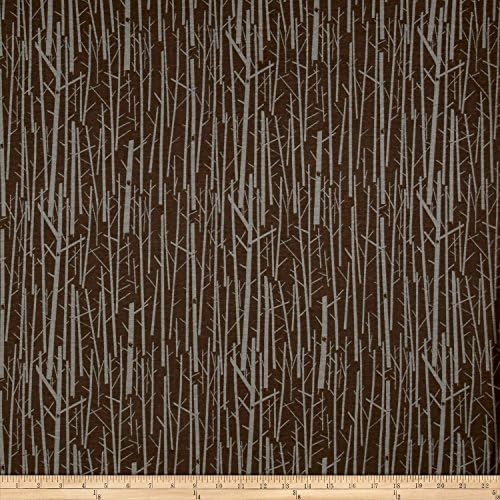 Birch Organic Charley Harper Western Birds Interlock Knit Perch Bark Fabric By The Yard