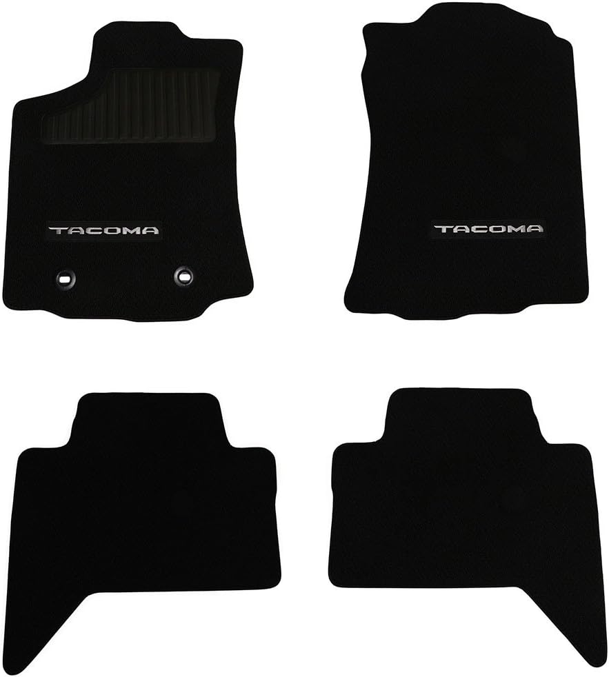 Genuine Toyota Tacoma OEM Floor Mat (2014-2017 Models / Black) - Factory Original Floormat PT206