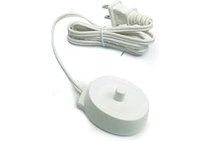 JDK DIAMOND TOOLS Replacement Braun Oral B Electric Toothbrush Charger Power Cord Supply Inductive Charging Base Model 3757 3756 Portable 110-220V Travel Charger