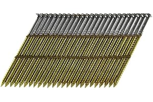 WOODPRO B&C Eagle A2X113HDR/28 2" x 0.113 28-Degree Hot-Dipped Galvanized Ring Clipped Head Strip Wire Nail 500 Count