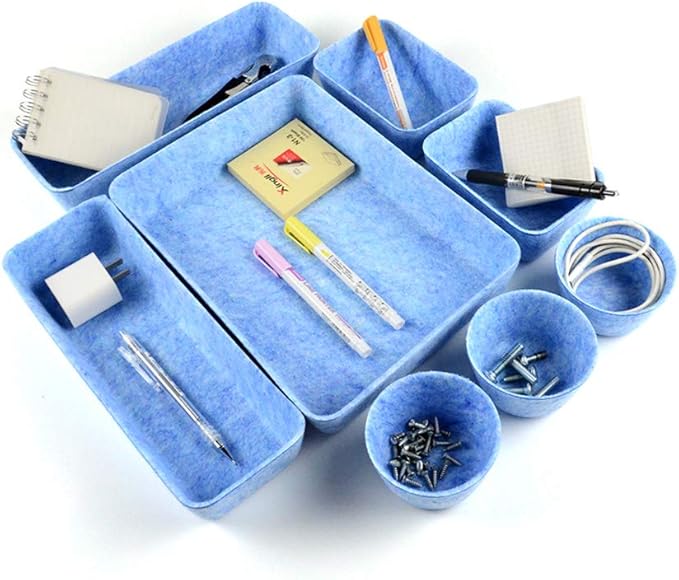 Ordnungssystem Aus Filz,Ordnungssystem für Schubladen Schminke,Faltbar