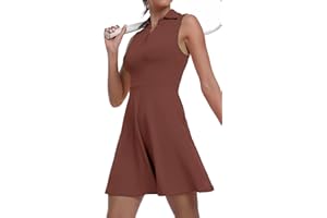 GGOV Womens Two Piece Tennis Golf Dress UPF 50+ Active Athletic Exercise Sports Wear Dresses for Women with Pocket Separate Shorts