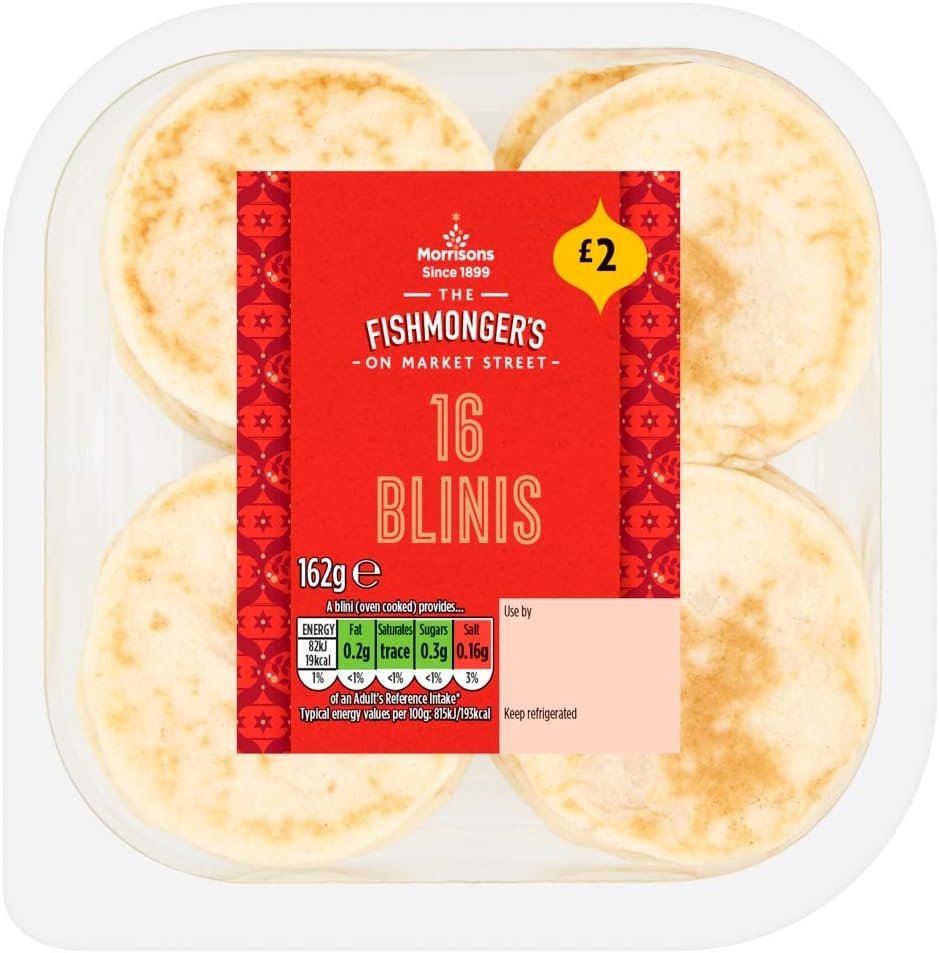 Morrisons Cocktail Blinis, 162g Amazon.co.uk Grocery