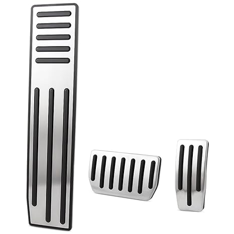 Stainless Steel No Drill Gas Brake Pedal Cover Fit For Tesla Model S And Model Xa Set Of 3