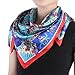 Lamamamas Silk Feeling Scarf for Women's Fashion Pattern Square Spring Satin Scarf Hair Headscarf
