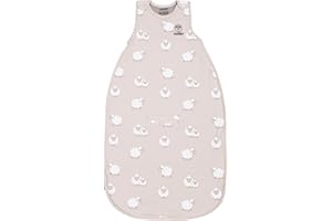 Woolino 4 Season Toddler Sleeping Sack, Merino Wool and Organic Cotton Baby Sleep Bag Sack, 2-4 Years, Sheep