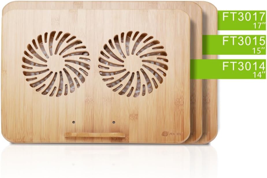 Bamboo Laptop Cooling Pad (17 inch) Amazon.co.uk Office Products