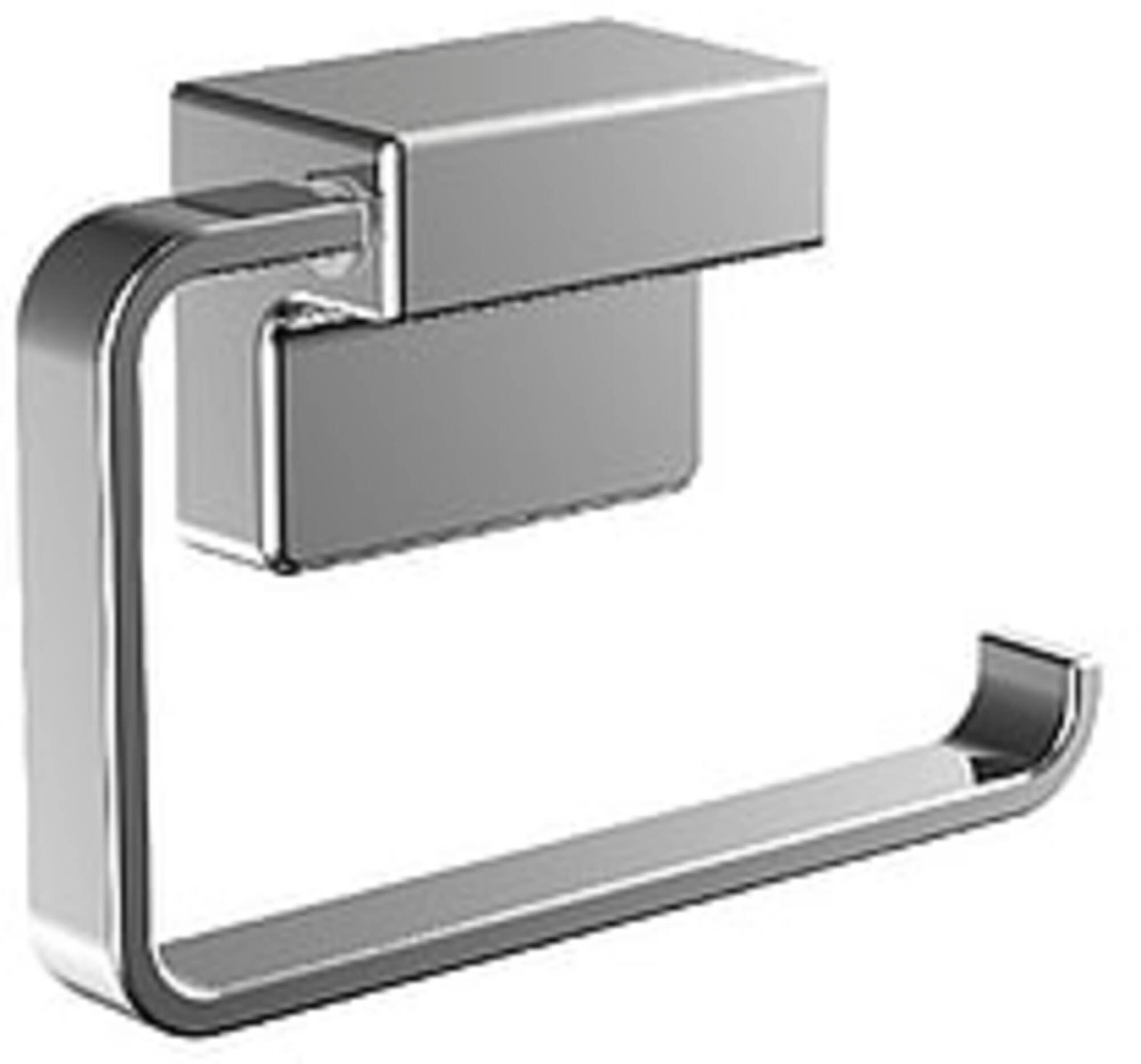 Emco Cue Toilet Roll Holder without Flap 13.5 x 3.6 x 8.9 cm Chrome