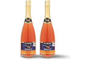 St. Regis Spritz 2 Pack (2 x 750 mL Per Bottle) - Non Alcoholic Sparkling Wine - Low Carb and Low Sugar - Perfect Food Pairin