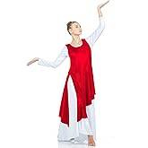 Danzcue Womens Asymmetrical Praise Dance Tunic