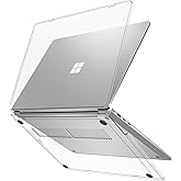 ProCase Protective Case for 15 Inch Microsoft Surface Laptop 7 2024 Release, Hard Shell Transparent Cover with Durable and Lightweight Design -Crystal