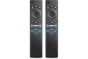 (Pack of 2) Universal Remote for Samsung TV Frame Solar Serif Crystal Curved LED QLED OLED Neo UHD SUHD HDTV 4K 8K 7 8 9 Seri