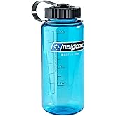 Nalgene Sustain Tritan BPA-Free Water Bottle Made with Material Derived from 50% Plastic Waste, 16 OZ, Wide Mouth
