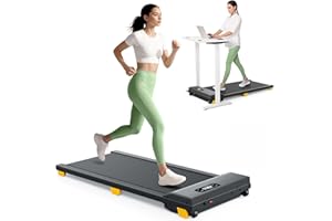 UREVO Walking Pad with Incline, 9% Incline Portable Under Desk Treadmill, 2.5 HP Walking Treadmill Pad for Home and Office, Walking Jogging Running Machine with Remote Control and LED Display