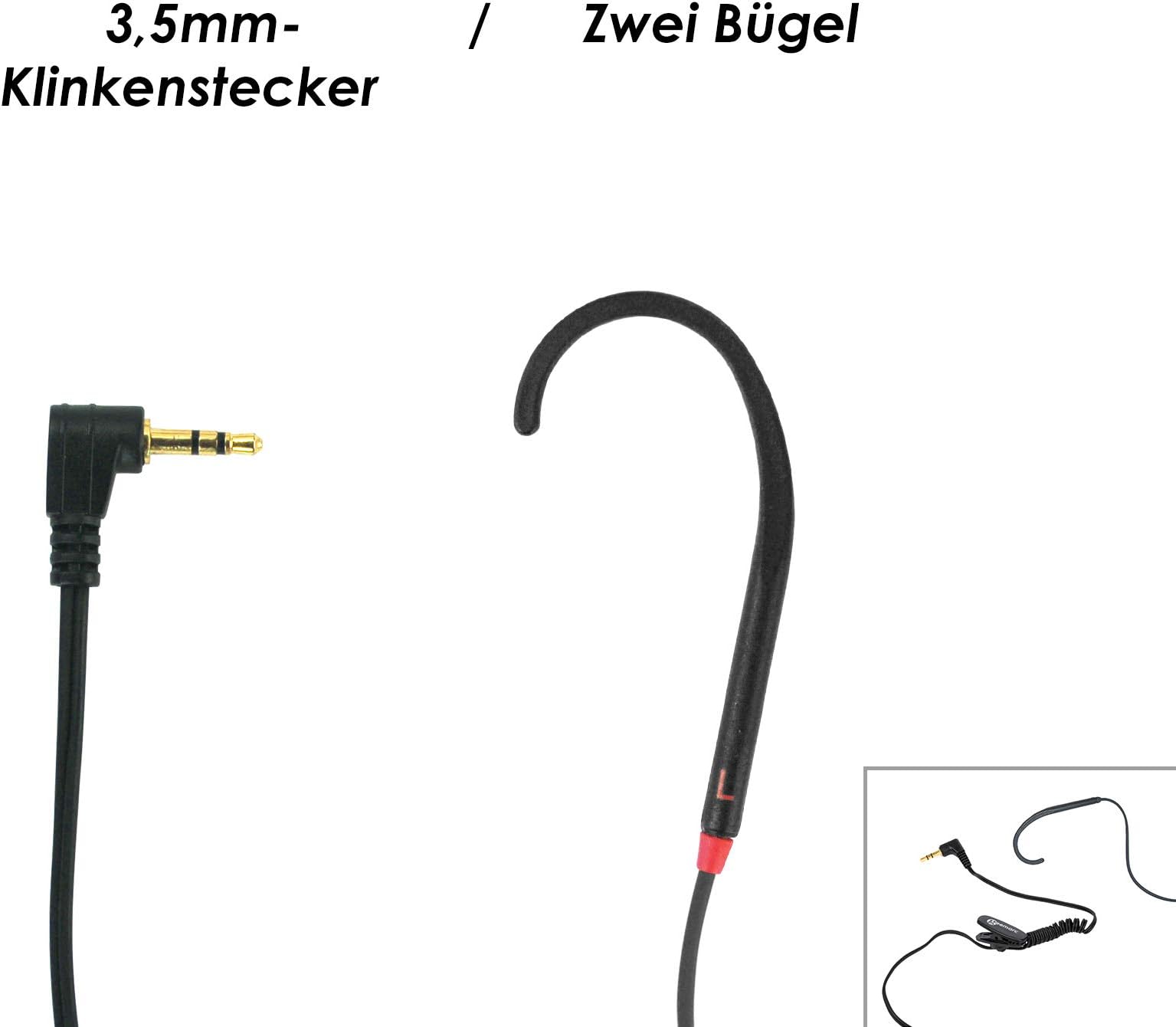 Geemarc CL Hook 7 Single Earhook with a 3.5mm Jack plug Sound Transfer for Entertainment Devices- UK Version