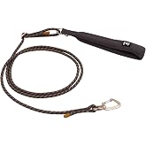 Hurtta Adjustable ECO Rope Dog Leash, BlackBerry, 4-6 ft x 0.3 in