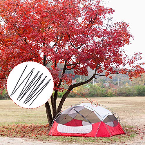 Weanas Aluminum Rod Tent Pole Replacement Tent Poles Accessories, Multifunction Lightweight Tent Pole Repair Kit, 7001 Series Aircraft-Grade Aluminum