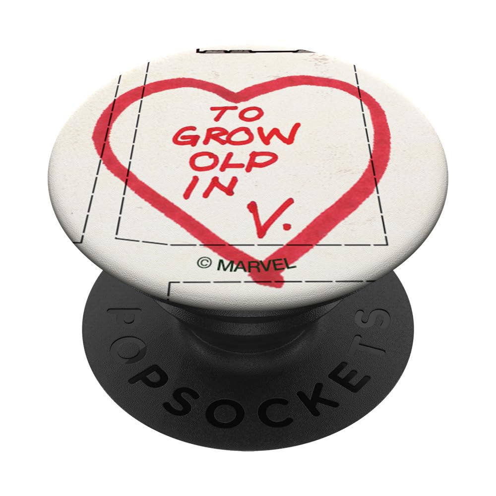 PopSockets Marvel WandaVision Westview The Grow Old In Heart PopSockets PopGrip: Swappable Grip for Phones & Tablets