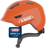 ABUS Smiley 3.0 Childrens Helmet - Low Fit, Pigtail Friendly, Reflectors