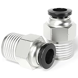 TAILONZ PNEUMATIC Male Straight 1/4 Inch Tube OD x