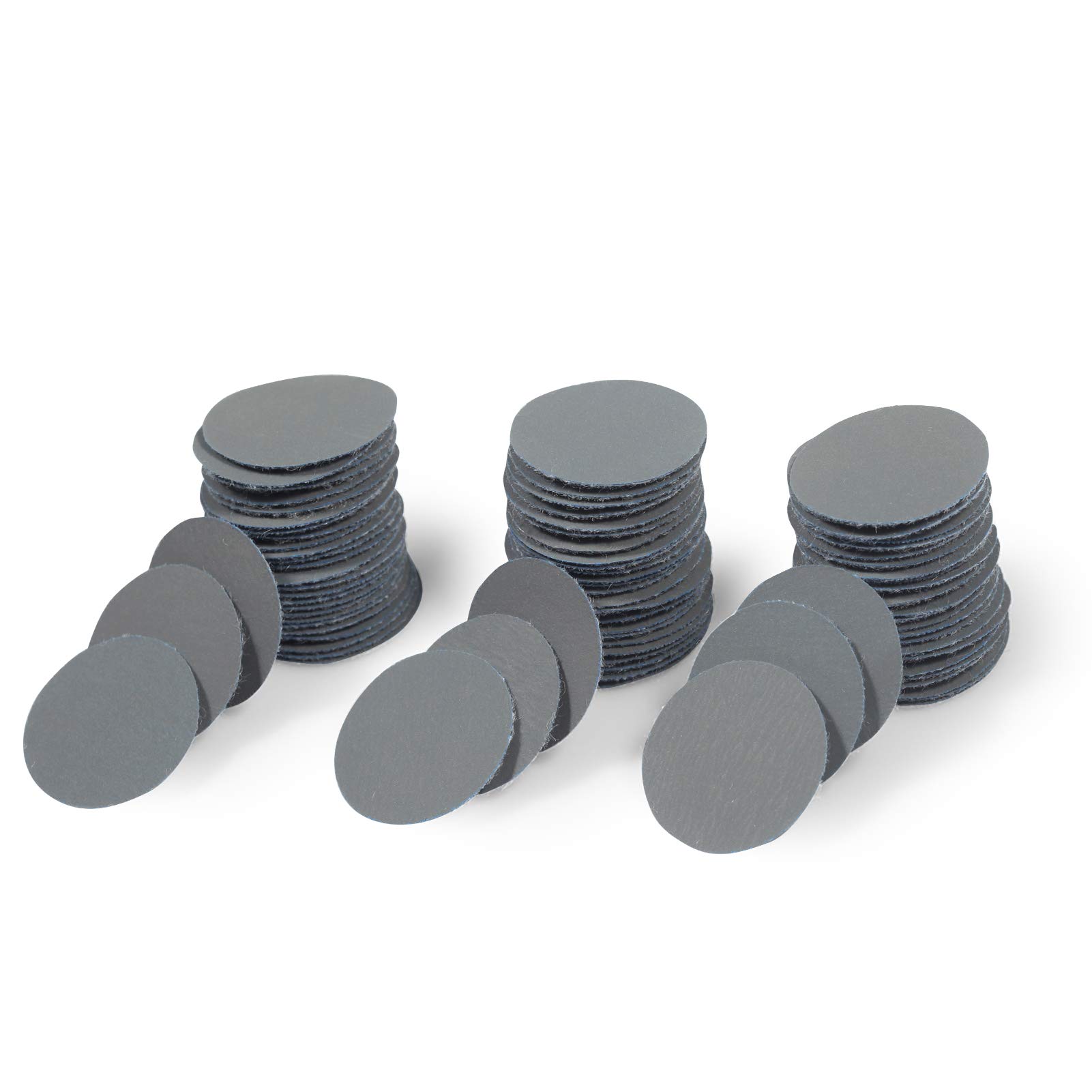 LEONTOOL 100 Pcs Sanding Disc 1 Inch Hook and Loop Round 3000 Grit Sandpaper for Random Orbital Woodworking Metal Polishing