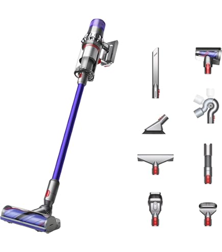 Dyson V11 フラフィプラス Amazon.com - Dyson V11 Plus Cordless Vacuum Cleaner, Nickel/Purple