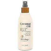 Oliology Coconut Oil 10-in-1 Multipurpose Spray - Leave in Treatment for All Hair Types | Detangles, Controls Frizz, Hydrates & Moisturizes | Made in USA, Cruelty Free & Paraben Free (8.5 oz)