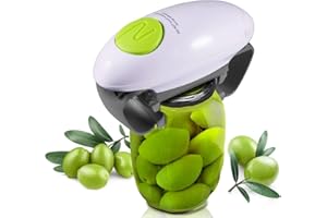 HUMUTAN Electric Jar Opener for Weak Hands, Automatic Jar Opener for Seniors with Arthritis, Strong Tough & Easy One Touch Bottle Opener for Arthritic Hands, Ideal Gift for Seniors with Arthritis