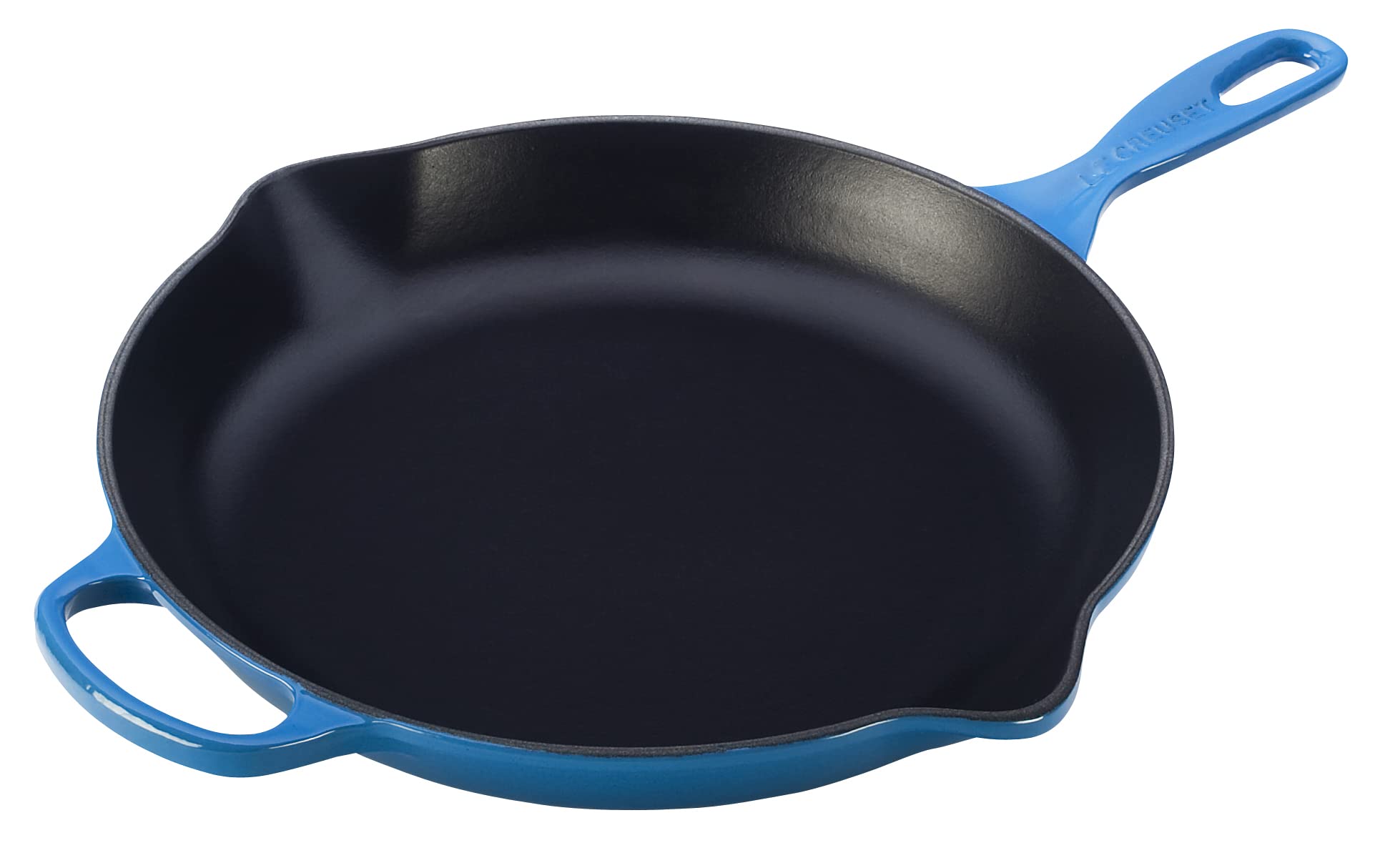 Photo 1 of Le Creuset Enameled Cast Iron Signature Iron Handle Skillet, 11.75", Marseille