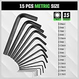 Swanlake 32-Piece Hex Key Set with Torque Handle SAE Metric in Case view 5