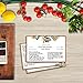Neatz Floral Recipe Cards - 50 Double Sided Cards, 4x6 inches. Thick Card Stock