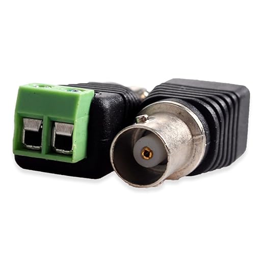 Conwork BNC Female to Screw Terminal Connector, BNC Adapter Solderless for Balun