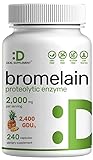 Bromelain Supplement 2,000mg, 240 Capsules